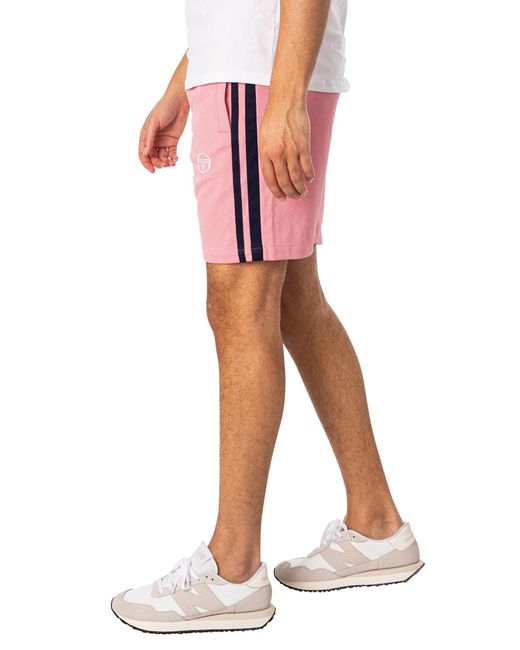 Sergio Tacchini Pink Pietrapertosa Sweat Shorts for men