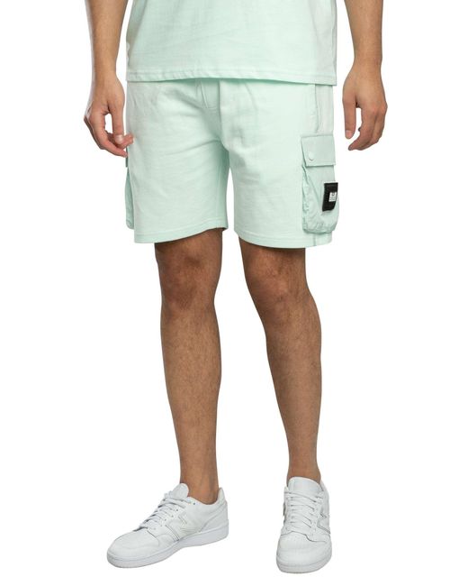 Weekend Offender Green Noreaster Cargo Shorts for men