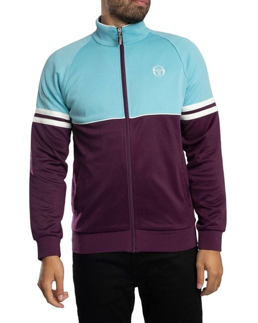 Sergio Tacchini Purple Orion Track Jacket for men