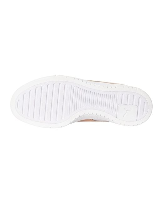 PUMA White Ca Pro Mix Leather Trainers for men
