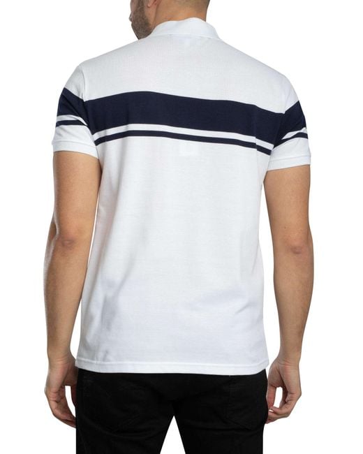 Sergio Tacchini White Young Line Polo Shirt for men