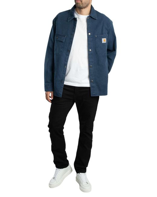 Carhartt Blue Parrish Overshirt for men
