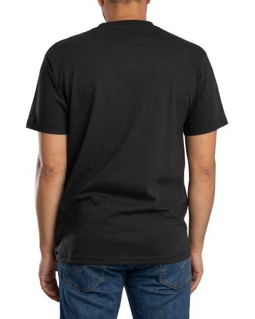 Vans Black New Left Chest T-shirt for men