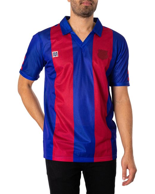 MEYBA Red Blaugrana Barcelona Home 81-89 Shirt for men