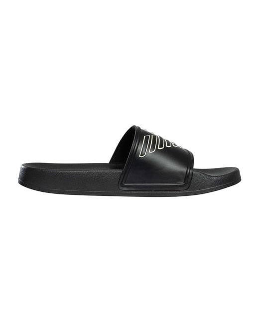 Emporio Armani Black Scarpe Slider for men