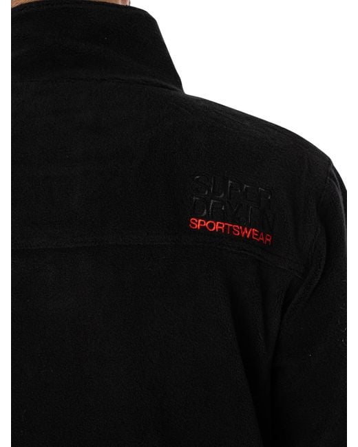 Superdry Black Code Fleece Trekker Jacket for men