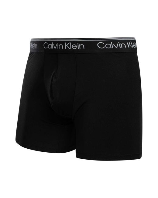 Calvin Klein Black 3 Pack Boxer Briefs for men