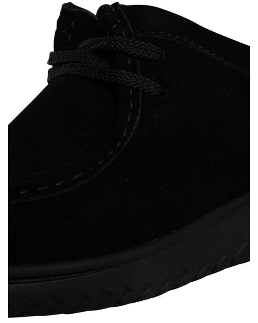 Clarks Black Relaxlite Low Suede Shoes for men