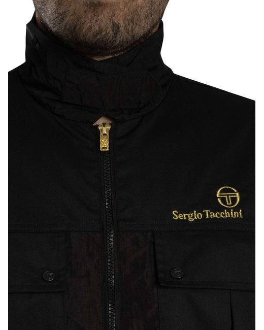 Sergio Tacchini Black Nuno Track Jacket for men