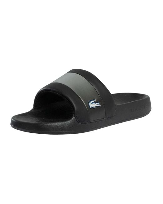 Lacoste Black 126 3 Cma Serve Sliders for men