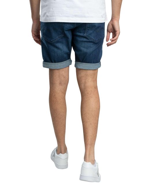 Replay Blue Rbj.981 Tapered Shorts for men