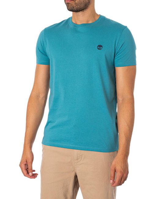 Timberland Blue Dun River Crew Slim T-shirt for men