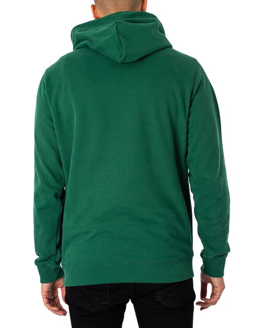 Tommy Hilfiger Green Regular Essential Graphic Pullover Hoodie for men
