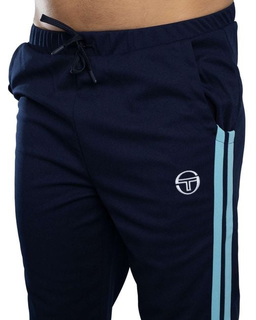 Sergio Tacchini Blue Damarindo Track Joggers for men