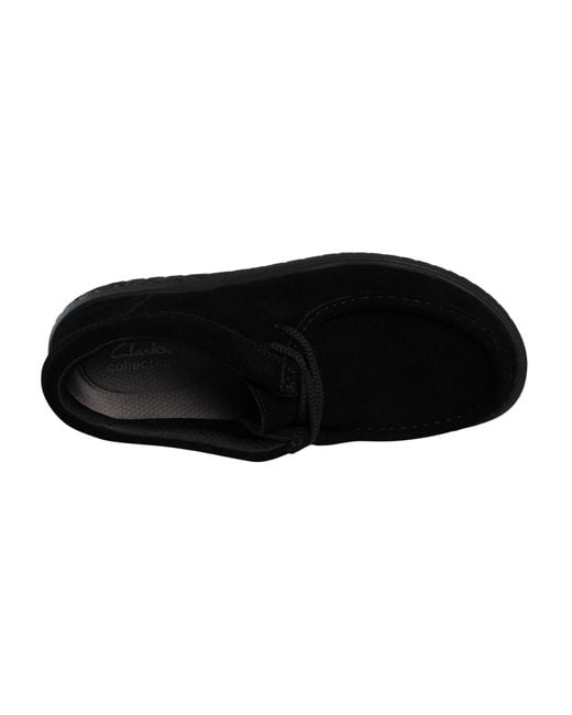 Clarks Black Relaxlite Low Suede Shoes for men