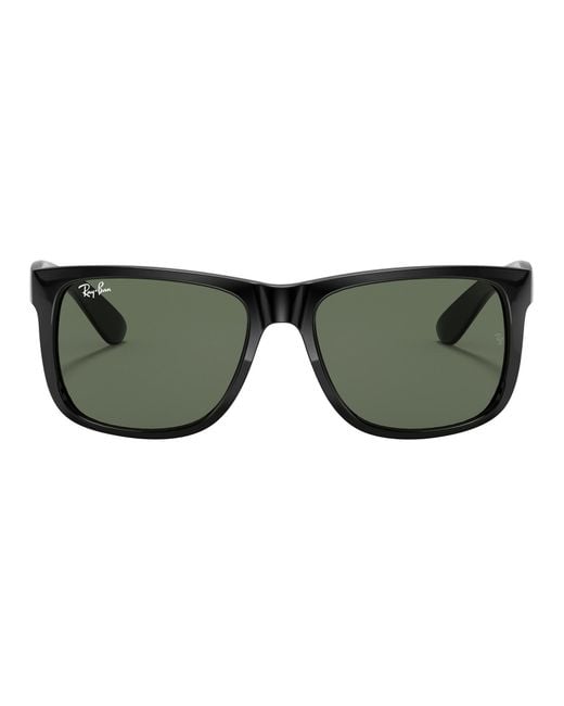 Ray-Ban Black Justin Classic Sunglasses for men