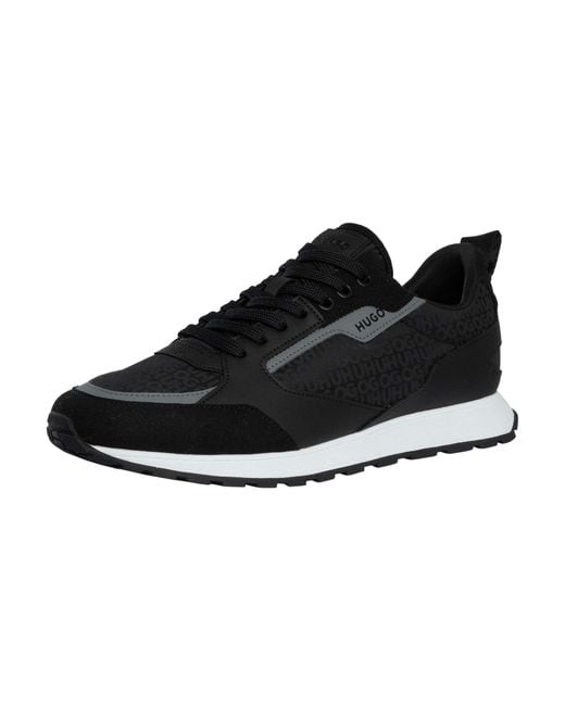 HUGO Black Icelin Runner Trainers for men