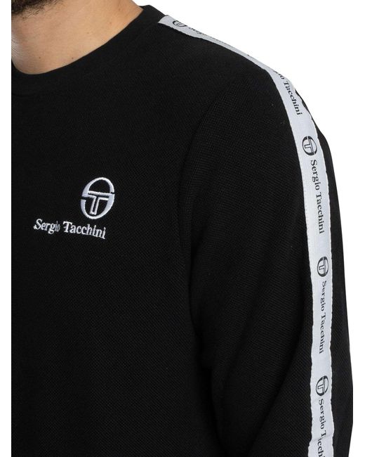 Sergio Tacchini Black Delman Sweatshirt for men