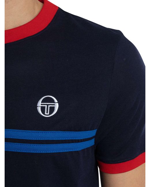 Sergio Tacchini Blue Supermac T-shirt for men