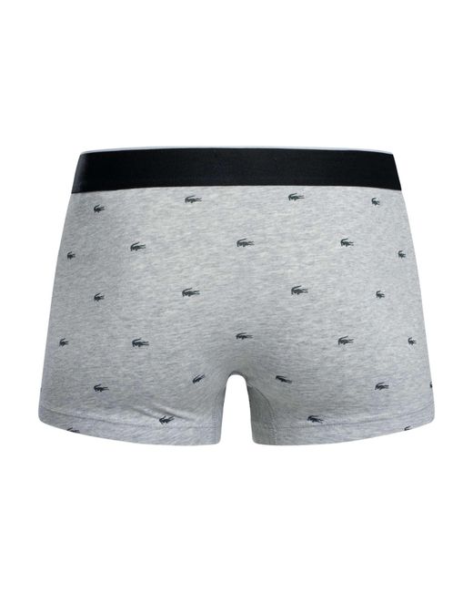 Lacoste Black 3 Pack Trunks for men