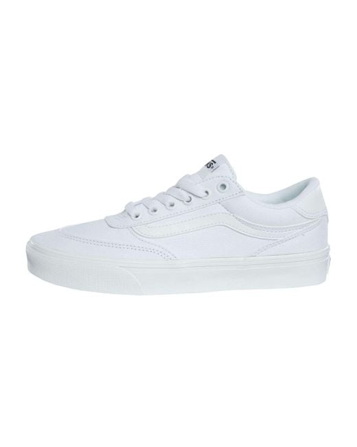 Vans White Brooklyn Canvas Trainers for men
