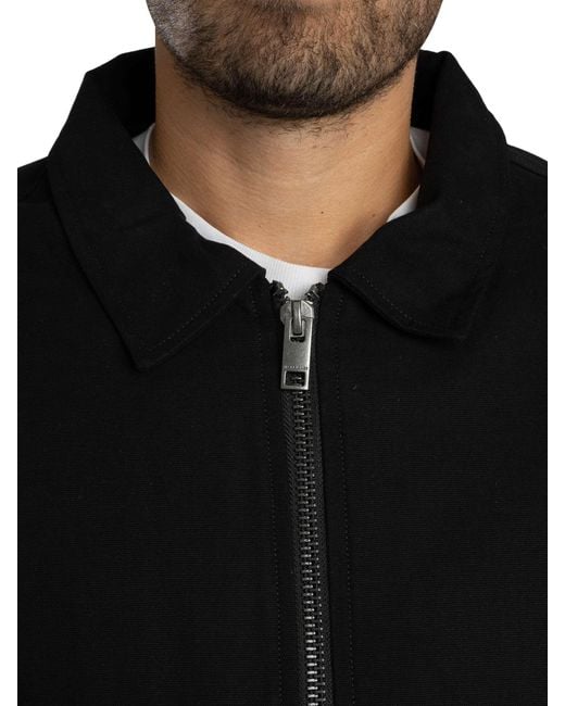 Jack & Jones Black Dover Worker Jacket for men