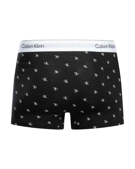 Calvin Klein Black 3 Pack Relaxed Fit Trunks for men