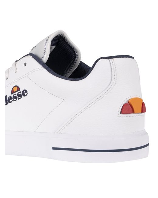 Ellesse White Taggia Leather Trainers for men
