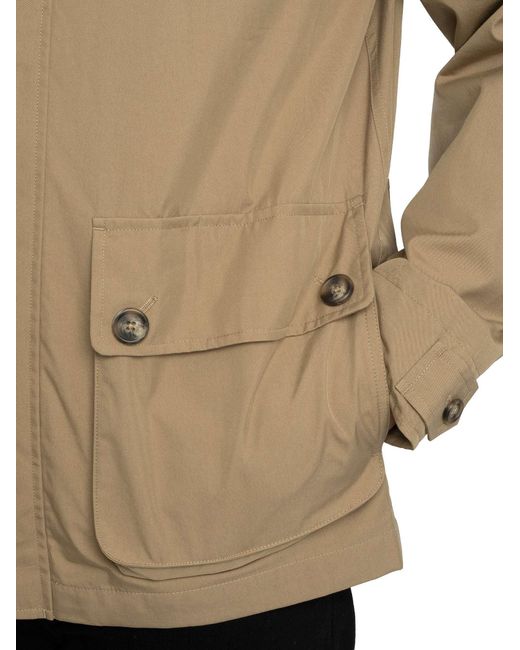 Gant Natural Cotton Blend Barn Jacket for men