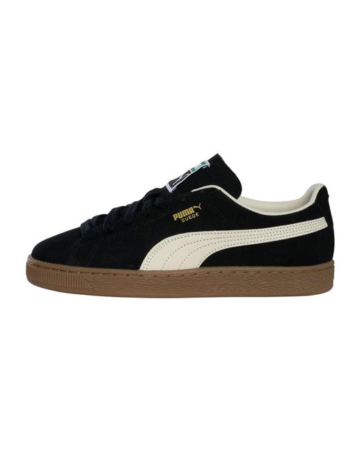 PUMA Black Suede Terrace Trainers for men