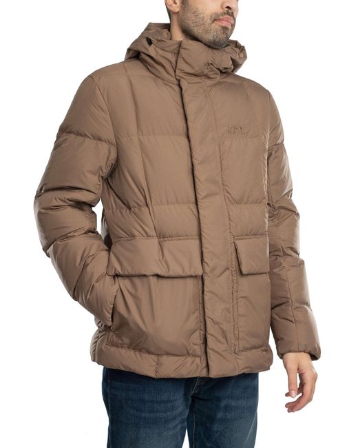 Jack Wolfskin Brown Frozen Lake Jacket for men