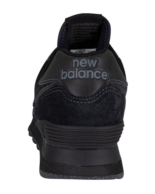 New Balance Black 574 Core Suede Trainers for men