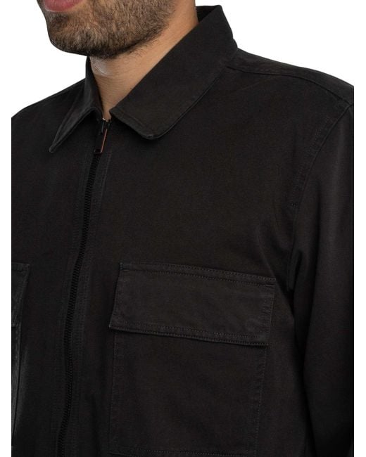 Boss Black Lorum Zip Overshirt for men