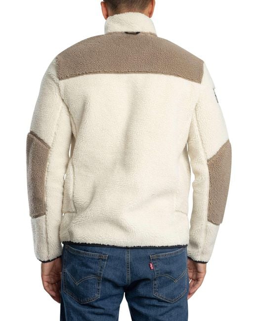 Napapijri Blue Yupik Fleece Jacket for men