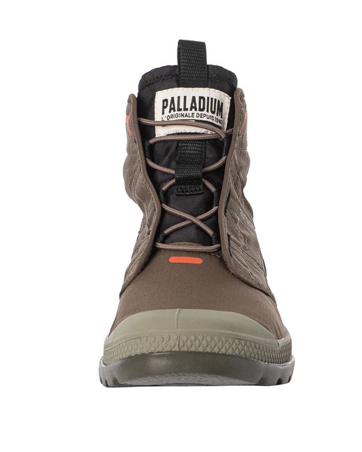 Palladium Brown Pampa Travel Lite Boots for men