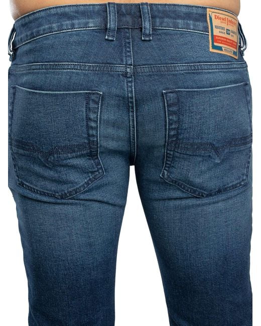 DIESEL Blue 2007 Zatiny Bootcut Jeans for men