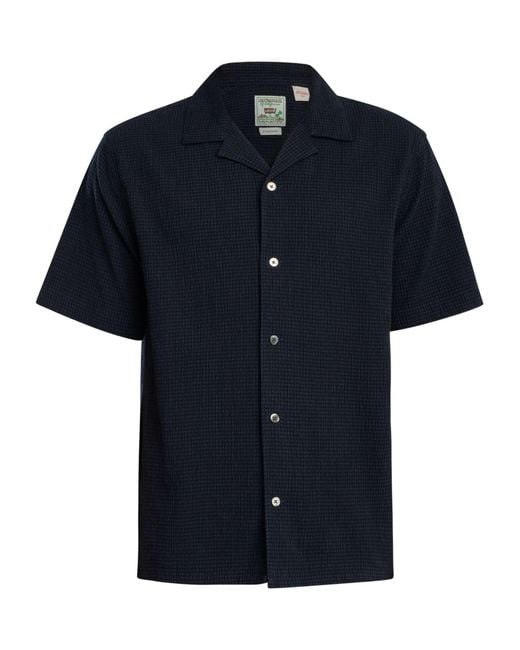 Levi's Black Sunset Short Sleeved Shirt for men