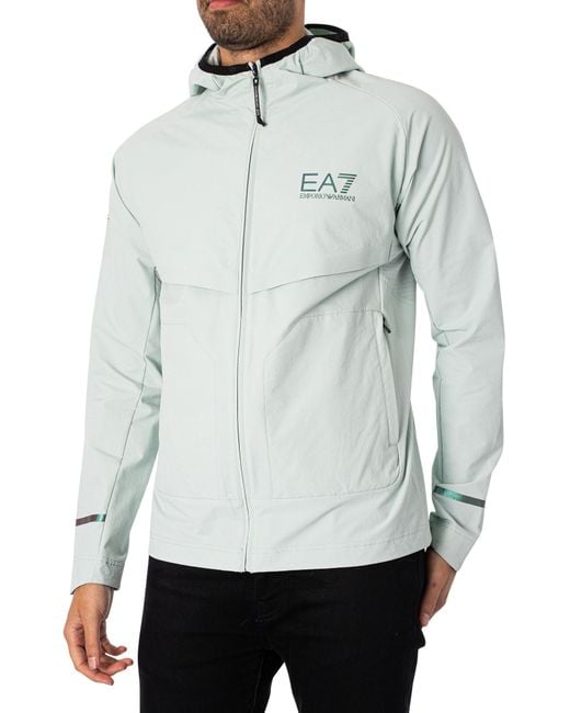 EA7 Gray Ventus 7 Blouson Jacket for men