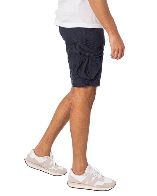 Superdry Blue Core Cargo Shorts for men