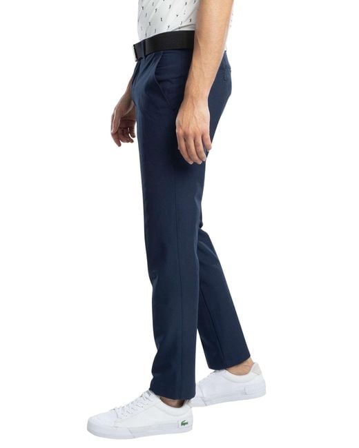 Lacoste Blue Slim Fit Golf Trousers for men