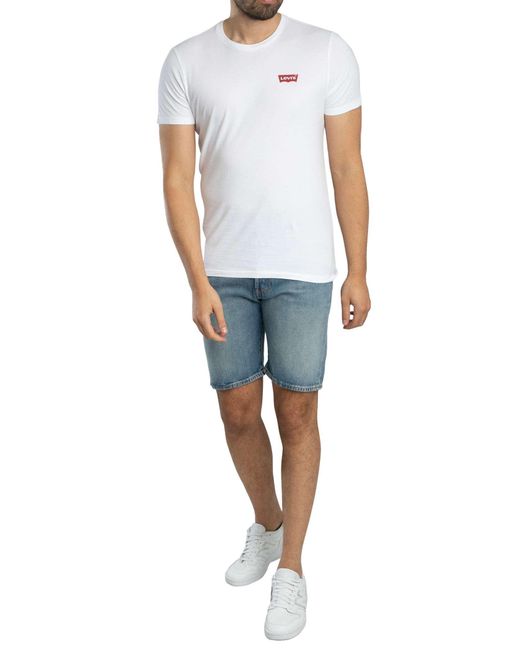 Levi's Blue 501 Original Denim Shorts for men