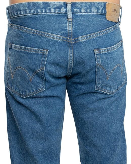 Edwin Blue Regular Tapered Jeans for men
