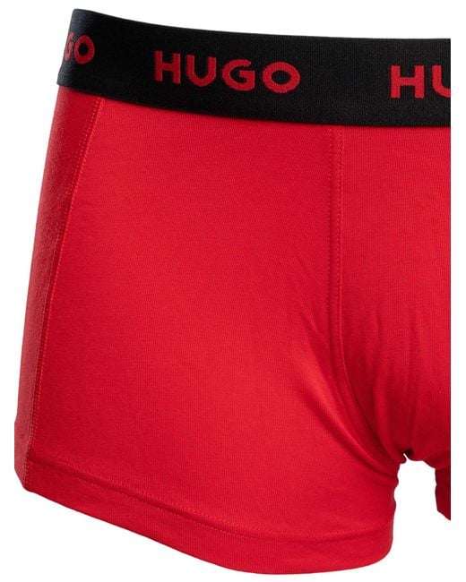 HUGO Red 3 Pack Trunks for men