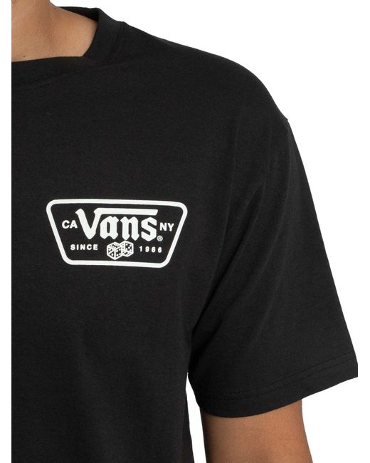 Vans Black Back Patch T-shirt for men