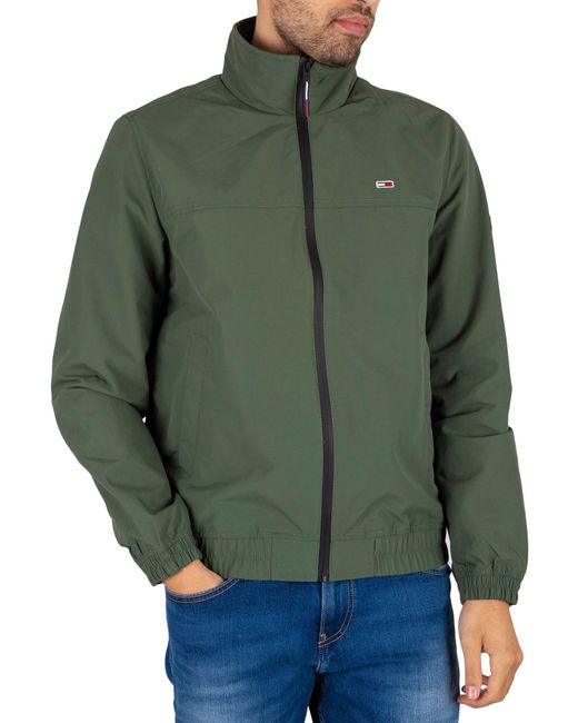 Tommy Hilfiger Denim Seasonal Bomber Jacket in Green for Men | Lyst