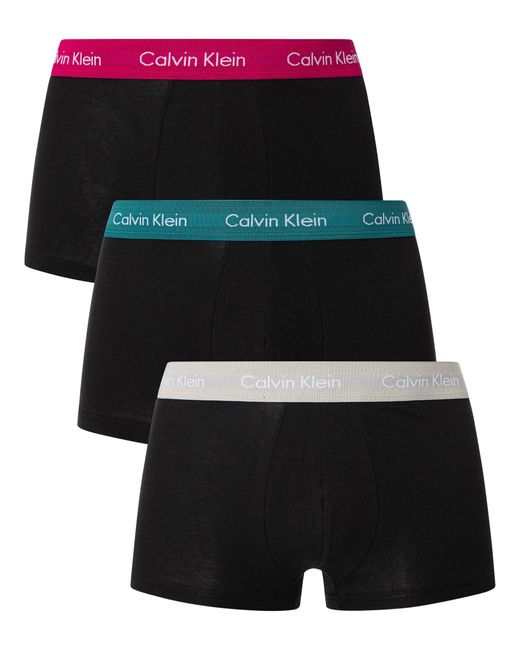 Calvin Klein Black Low Rise Trunks for men