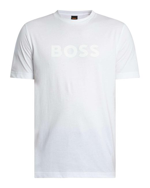 Boss White Te Logo T-shirt for men
