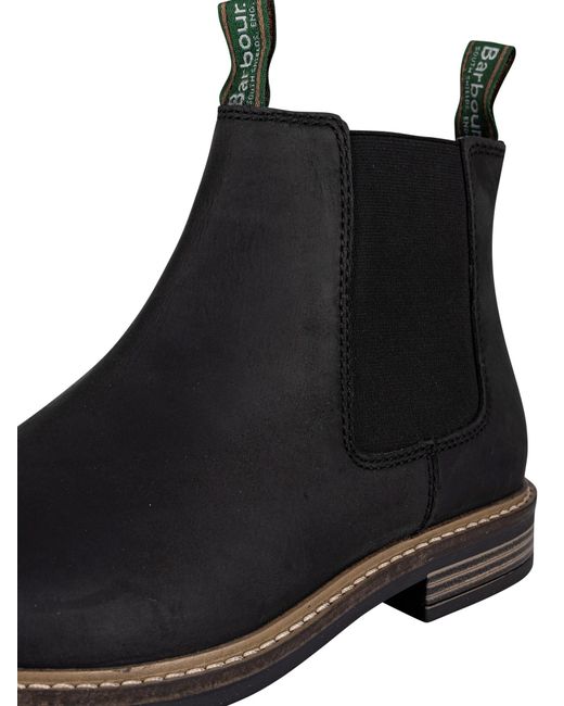 Barbour Black Farsley Chelsea Boots for men