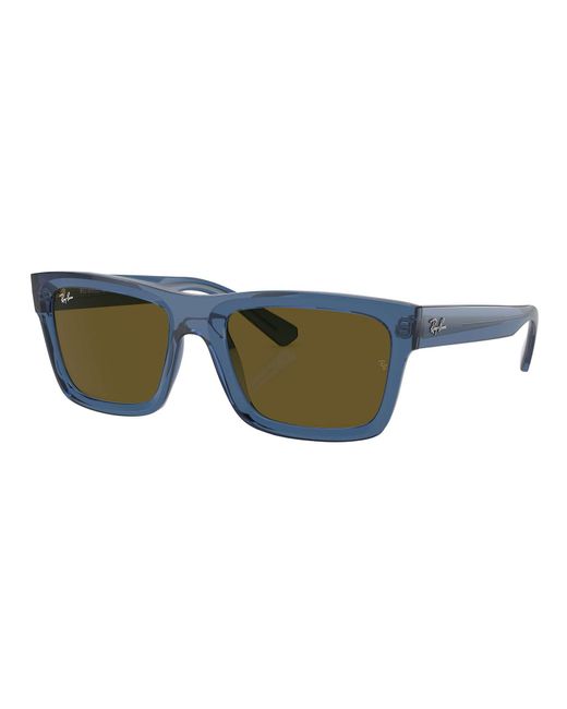 Ray-Ban Green Warren Bio Based Rectangle Sunglasses for men