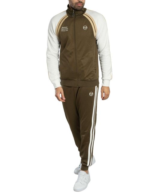Sergio Tacchini Green Ghibli Davis Track Jacket for men